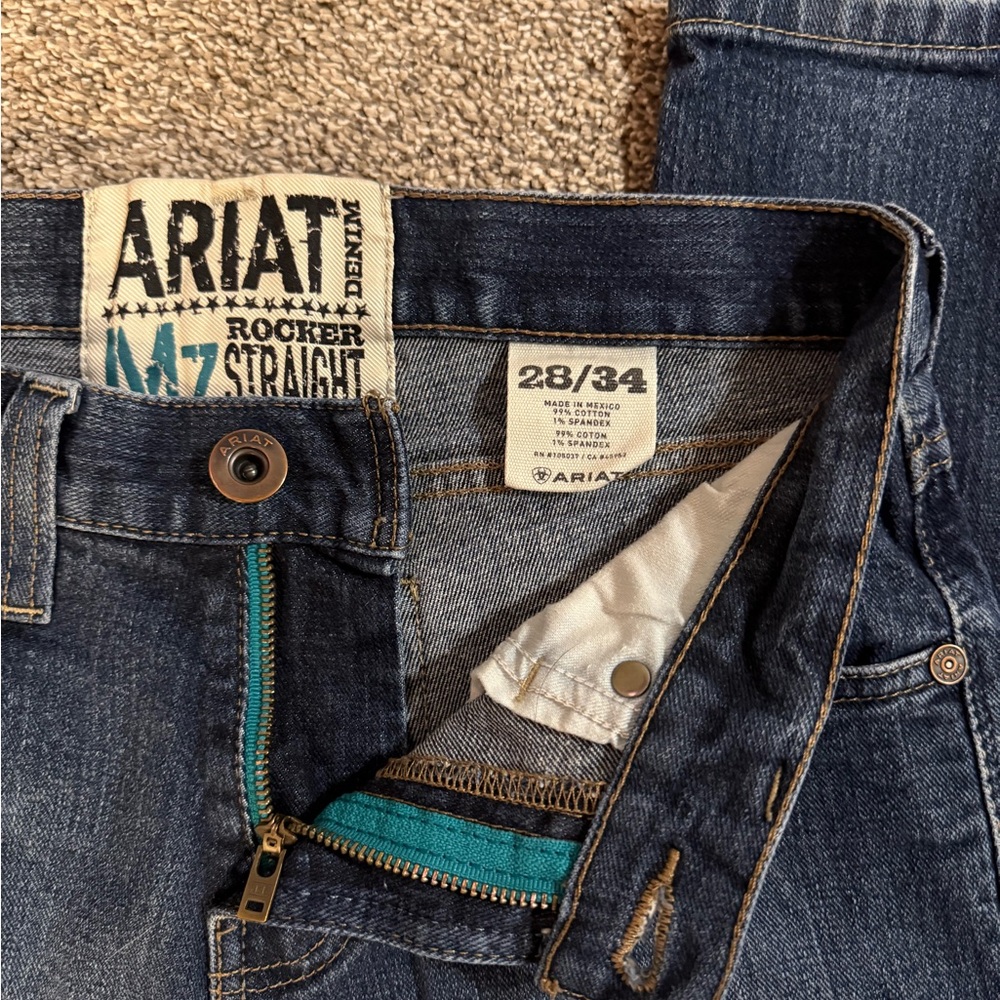 Ariat Women’s Dark Wash Straightleg Jeans - Picture 6 of 6